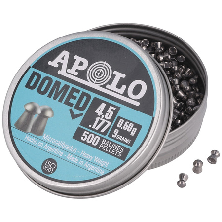 Apolo - Śrut Domed 4.52 mm, 500 szt. 0.60g/9.0gr (19913-2)
