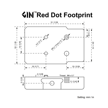 Vector Optics - Kolimator otwarty Frenzy Flex 1x26x32 - GIN - Czarny - SCRD-79