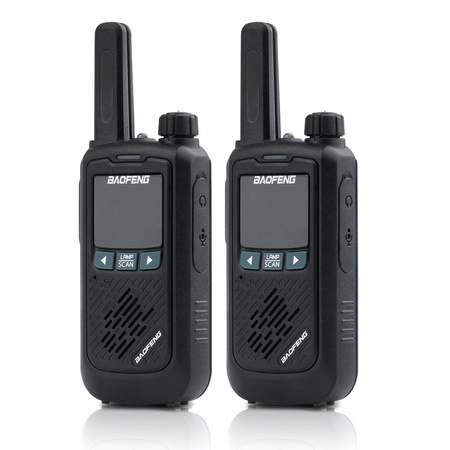 BaoFeng - Radiotelefony Krótkofalówki - 2 szt. - Czarne - BF-T17