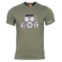 Koszulka T-shirt Pentagon Ageron Gas Mask, Olive (K09012-GM-06)