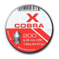 Umarex - Śrut diabolo Cobra Pointed Ribbed 6,35/200