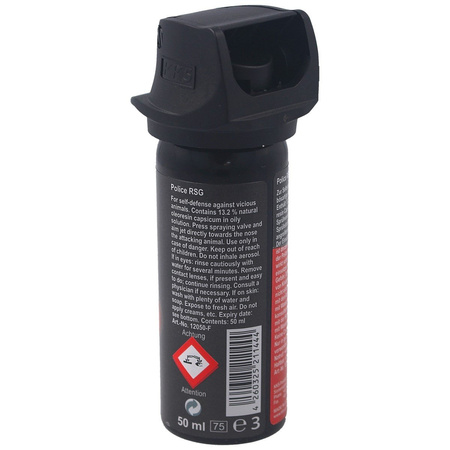 Gaz pieprzowy KKS VESK RSG Police Foam 2mln SHU, Stream 50ml (12050-F)
