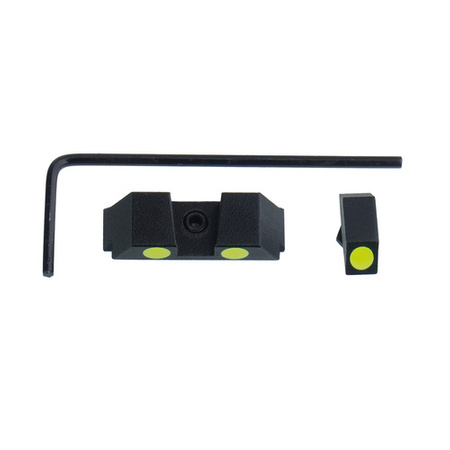 Vector Optics - Fiber Sights Combo do Glock Krótkie Zielona - SCIS-06