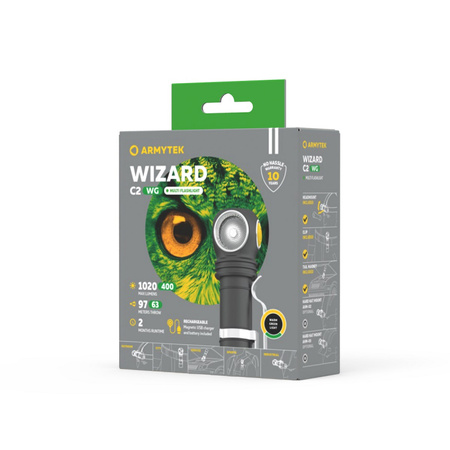 Latarka Armytek Wizard C2 WG Magnet USB Warm