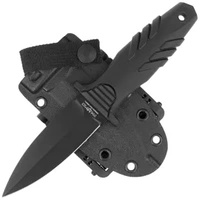 Nóż nurkowy Fox FKMD Tactical Elementum Dagger Black PP + TPE, Black N690Co (FX-647)