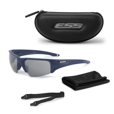 ESS - Okulary Balistyczne Crowbar - Matte Navy - Mirrored Gray - EE9019-13