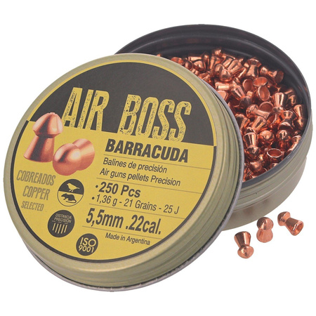 Apolo - Śrut Air Boss Barracuda Copper 5.5 mm, 250 szt. 1.36g/21.0gr (30001)