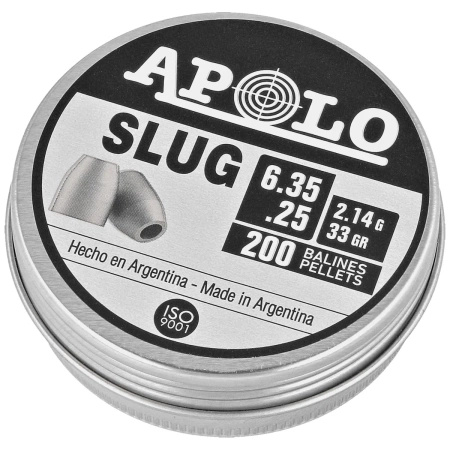 Apolo - Śrut Slug 33 6.35 mm, 200 szt. 2.14g/33.0gr (19303)