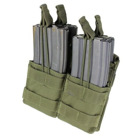 Ładownica Condor Double Stacker M4 Mag Pouch - Zielony OD - MA43-001