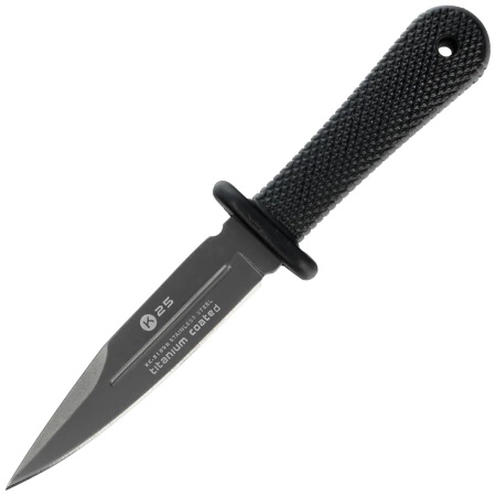 Nóż na szyję K25 Botero Neck Knife Black ABS, Titanium Coated (31898)