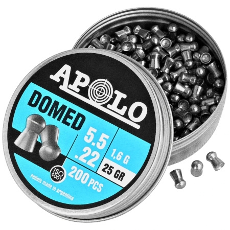 Apolo - Śrut Domed 5.5 mm, 200 szt. 1.6g/25.0gr (19918)