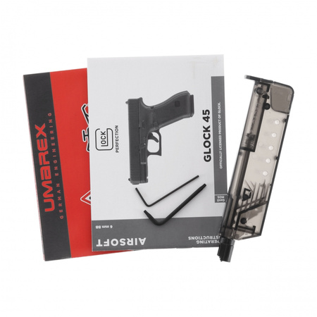 Glock - Replika pistolet ASG Glock 45 gen5 MOS 6 mm BB 1J gas