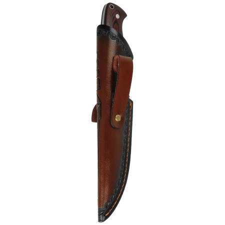 Nóż myśliwski Martinez Albainox Brown Micarta, Satin 3Cr13Mov (32770)