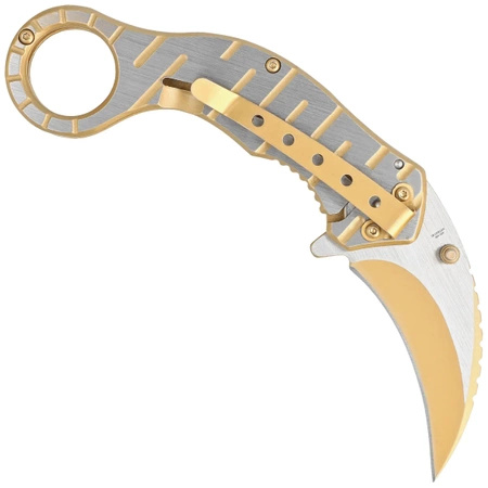 Nóż składany Herbertz CJH Karambit Einhandmesser Gold AISI 420 (ART000140 - 583612)