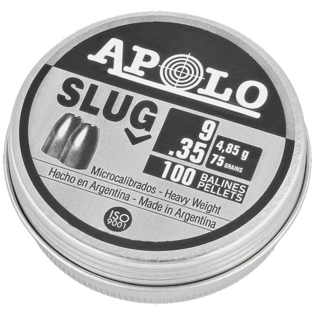 Apolo - Śrut Slug 75 9 mm, 100 szt. 4.85g/75.0gr (19307)
