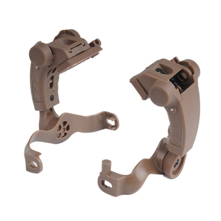 Earmor - Adapter do słuchawek M32 Plus na szynę ARC Rail - Polimer - Coyote Brown - M16A-CB