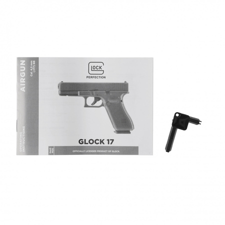 Glock - Replika pistolet ASG Glock 17 gen5 6 mm BB zielony