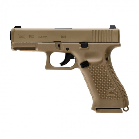 Glock - Pistolet wiatrówka Glock 19X 4,5 mm coyote BB CO2