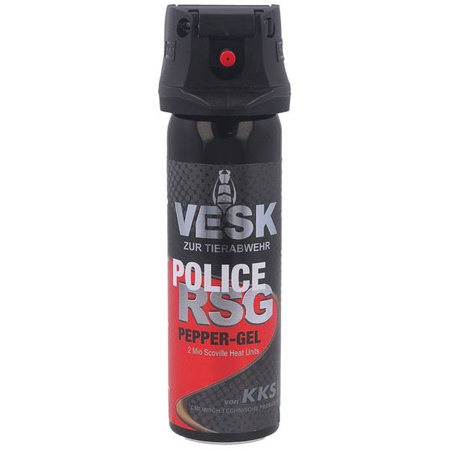 Gaz pieprzowy KKS Vesk RSG Police Gel 2mln SHU 63ml Stream (12063-G V)