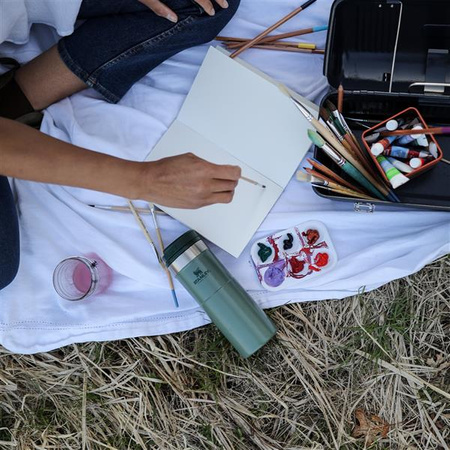 Kubek termiczny Stanley NEVERLEAK 0,47L - zielony