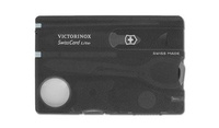 Niezbędnik Swiss Card Victorinox Lite - Przezroczysty Czarny - 0.7333.T3