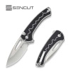 Nóż składany Sencut Squiggy White/Black G10, Satin 9Cr18MoV (S24082A-1)