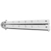 Nóż motylek Martinez Albainox Balisong Ninja Dragon White Stainless Steel, Satin 3Cr13MoV (02096)