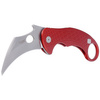 Nóż LionSteel L.E.One Karambit Red Aluminium, Stone Washed MagnaCut by Emerson Design (LE1 A RS)