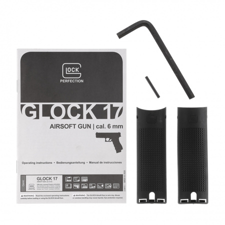 Glock - Replika pistolet ASG Glock 17 gen 4. 6 mm powiększony magazynek