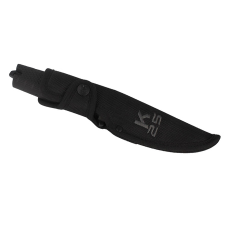 Nóż K25 Tactical Black Rubber, Black Titanium Coated (31910)