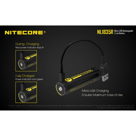 Akumulator Nitecore NL1835R 3500mAh