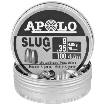 Apolo - Śrut Slug 75 9 mm, 100 szt. 4.85g/75.0gr (19307)