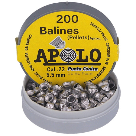 Apolo - Śrut Conic 5.5 mm, 200 szt. 0.84g/13.0gr (11005)