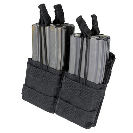 Ładownica Condor Double Stacker M4 Mag Pouch - Czarny - MA43-002