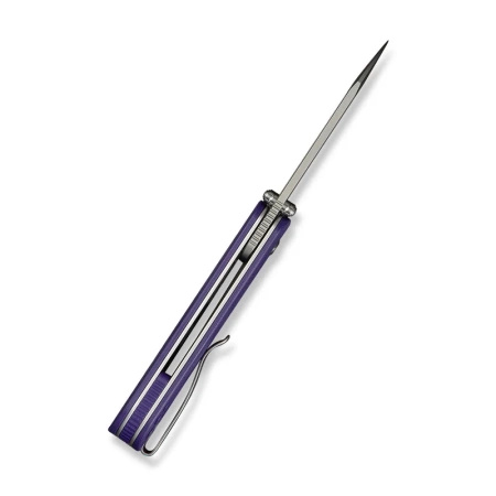 Nóż składany Civivi Crabby Purple G10, Stonewashed 14C28N by Ken Onion Jr. (C24055-2)