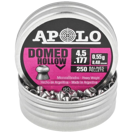 Apolo - Śrut Domed Hollow 4.5 mm, 250 szt. 0.55g/8.48gr (19202)