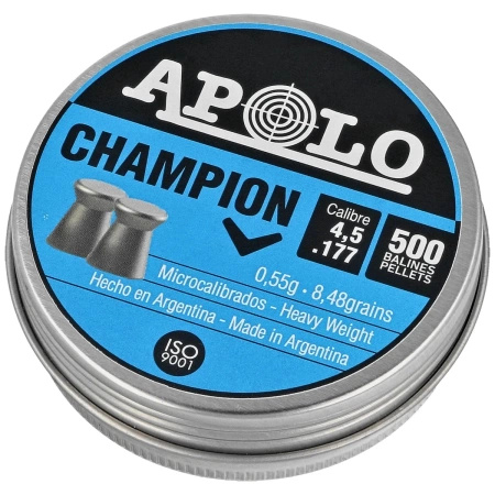 Apolo - Śrut Champion 4.5 mm, 500 szt. 0.55g/8.48gr (19001)