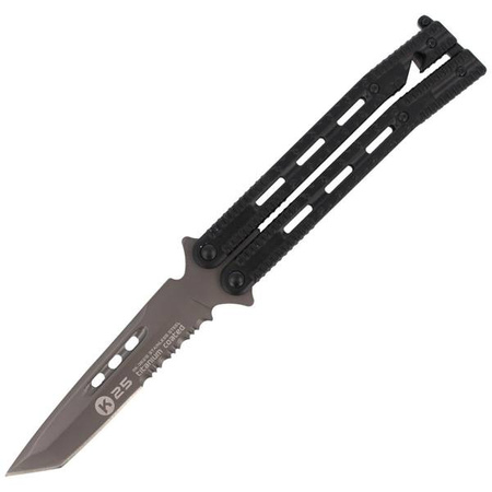 Nóż składany motylek K25 / RUI Balisong Titanium Rescue (36215)