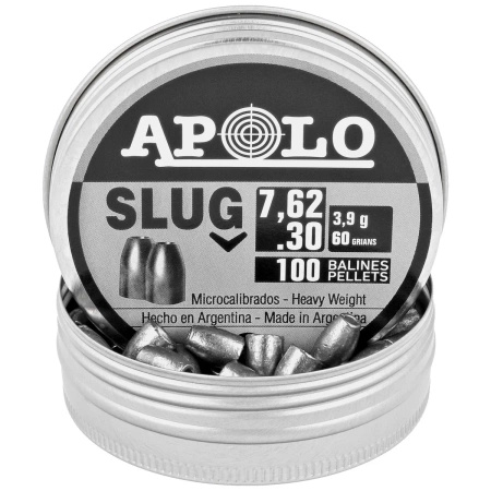 Apolo - Śrut Slug 60 7.62 mm, 100 szt. 3.90g/60.0gr (19305)