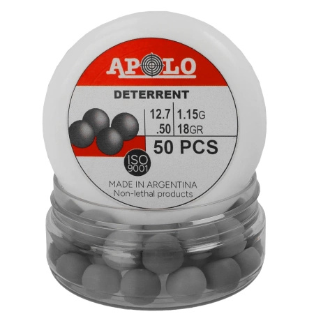 Apolo - Kule gumowe Deterrent Semi Soft .50 cal, 1.15 g, 50 szt.