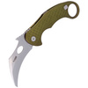 Nóż LionSteel L.E.One Karambit Green Aluminium, Stone Washed MagnaCut by Emerson Design (LE1 A GS)