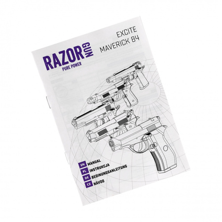 RazorGun - Pistolet wiatrówka RGun Excite 4,5 mm BB CO2