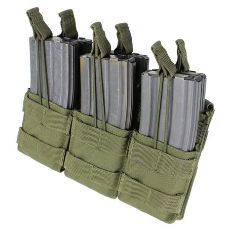 Ładownica Condor Triple Stacker M4 Mag Pouch - Zielony OD - MA44-001
