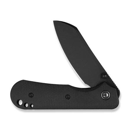 Nóż składany Civivi Crabby Black Canvas Micarta, Black Stonewashed 14C28N by Ken Onion Jr. (C24055-3)