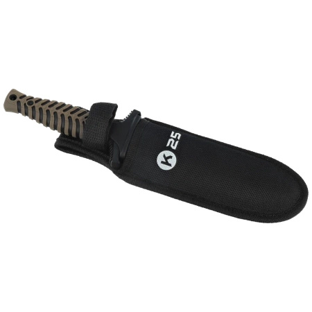 Nóż boot K25 Tactical Coyote ABS-Rubber, Titanium Coated (32206)