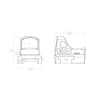 Vector Optics - Kolimator otwarty Frenzy-S 1x17x21 - MGT/RMS - Weaver - Czarny - SCRD-73