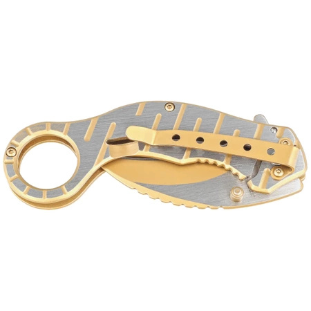 Nóż składany Herbertz CJH Karambit Einhandmesser Gold AISI 420 (ART000140 - 583612)