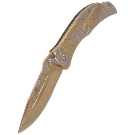 Nóż składany Herbertz Solingen motyw 3D, Golden Eagle 90mm (589612)