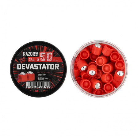 RazorGun - Kule metalowe Steel Core Devastator kal. .50 / 60 szt. do Umarex HDR50