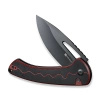 Nóż składany Sencut Squiggy Burgundy/Black G10, Black 9Cr18MoV (S24082A-3)